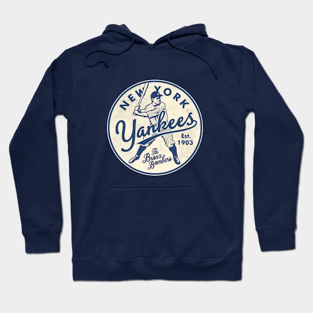 Old Style New York Yankees FULL SIZE by Buck Tee Hoodie by Buck Tee